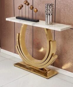 Alternative view of Bàn console inox mạ vàng