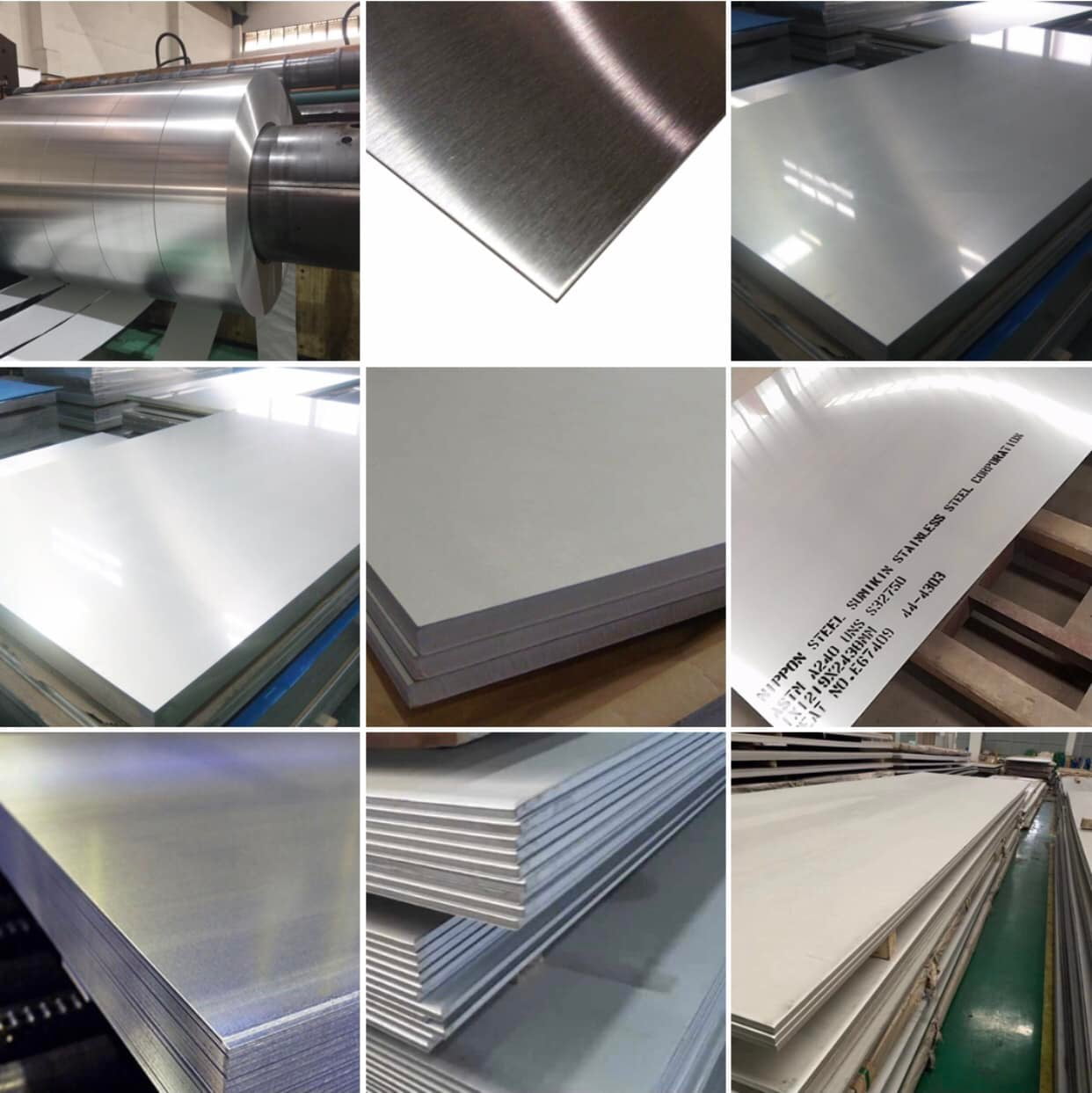 Tấm inox 304 có kích thước tiêu chuẩn là 2m4x1m2