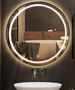 Gương Khung Inox Mạ Vàng PVD