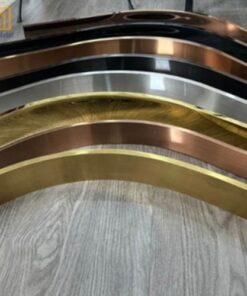 Nẹp inox trần thạch cao bo cong với nhiều màu sắc