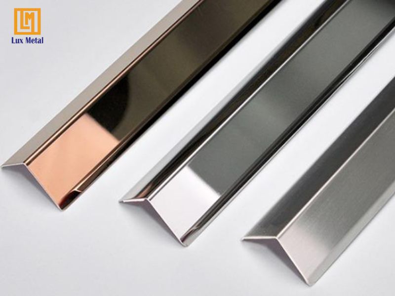 Nẹp inox chữ V bảo vệ góc cạnh trần thạch cao