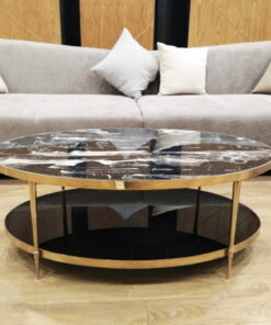 Bàn trà inox mạ pvd