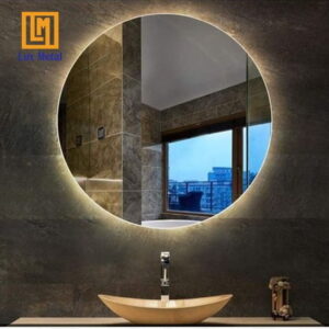 GƯƠNG TRÒN LED VÀNG HẮT CẢM ỨNG D60