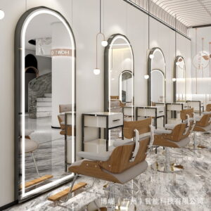 GƯƠNG TRANG TRÍ ĐÈN LED VIỀN HỢP KIM