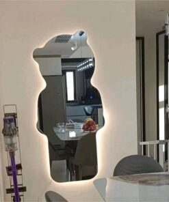 Alternative view of GƯƠNG GẤU SOI TOÀN THÂN ĐÈN LED HẮT