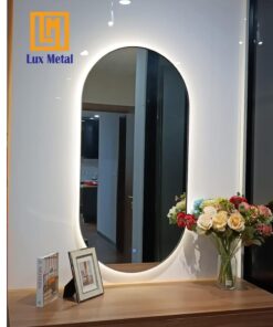 GƯƠNG SOI CON NHỘNG VIỀN TRẦN LED HẮT