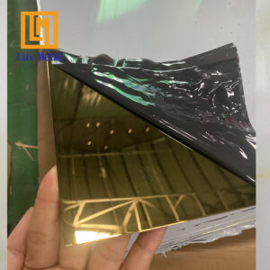 Tấm inox vàng gương