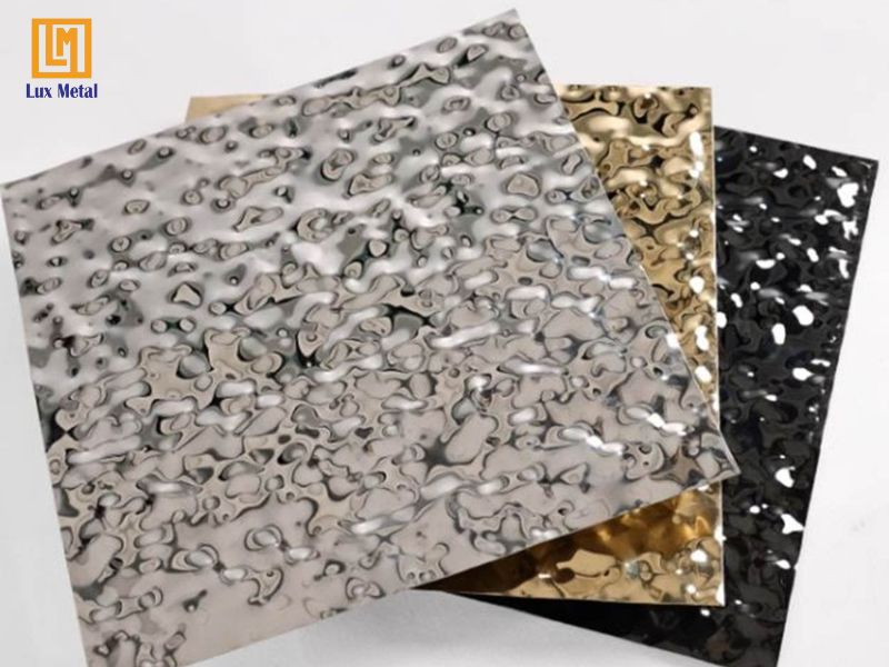 Lux Metal chuyên cung cấp tấm inox 3d sóng nước