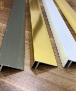 Nẹp F inox kết thúc sàn gỗ cao cấp