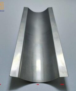 nẹp bán nguyệt inox màu trắng xước