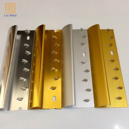 Nẹp inox chặn thảm bo tròn cao cấp