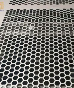 Tấm inox 304 đục lỗ hình tổ ong