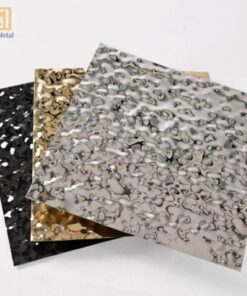 Tấm inox 3d sóng nước đa dạng màu sắc