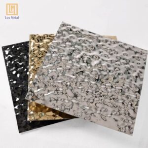 Tấm inox 3d sóng nước đa dạng màu sắc