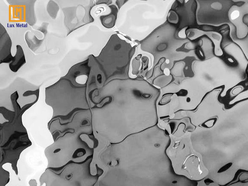 Tấm inox 3d sóng ngẫu nhiên độc đáo cho không gian sáng tạo