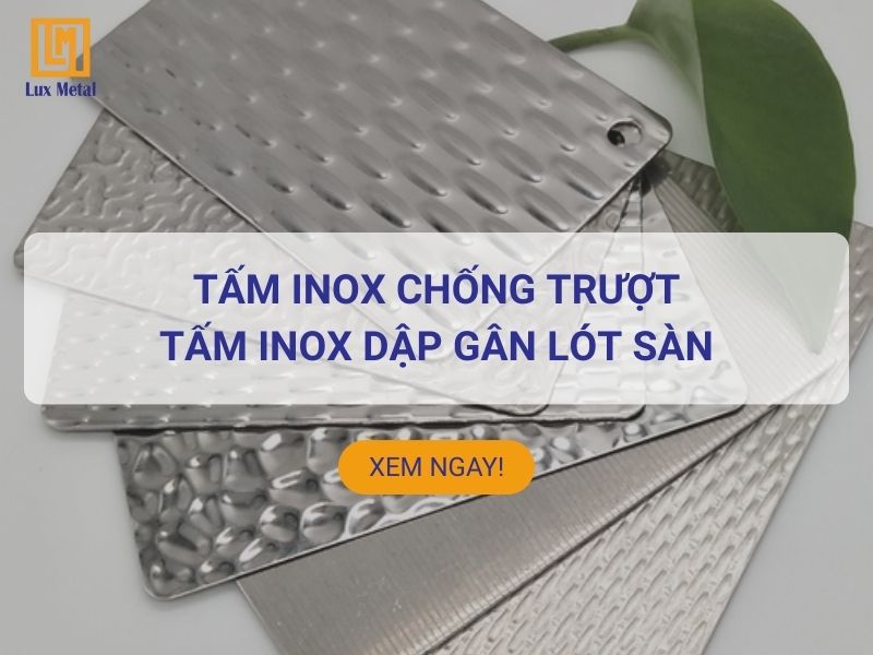Tấm inox chống trơn giá tốt