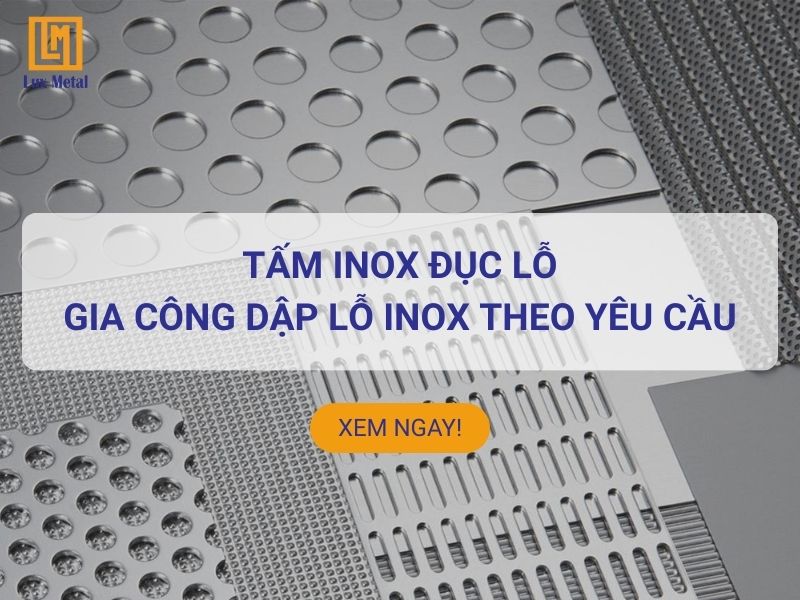 Tấm inox đục lỗ cao cấp chính hãng