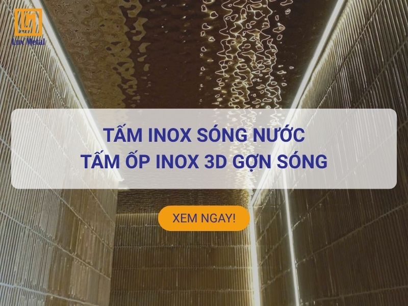 Tấm inox sóng nước cao cấp chính hãng