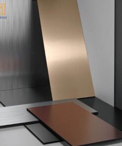 Tấm inox 304 ốp tường đa dạng màu sắc, kiểu dáng